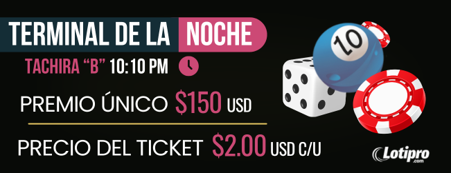 Domingo Noche Táchira "B" $150